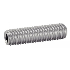 100 Vis sans tête six pans creux 5x10 mm - Inox A4, norme ISO 4029 - Résistantes et durables - ACTON