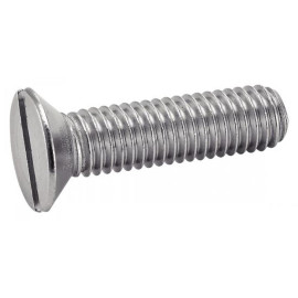 500 Vis à Métaux Tête Fraisée Fendue 2.5 x 8 mm - DIN 963 - ISO 2009 - NFE25-123 - UNI 6109 - Inox A4 - D-Work