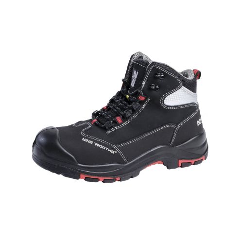 Chaussures Montantes de Sécurité Trinidad – Taille 46 – Noir – Confort et Protection - NINE WORTHS