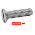200 Vis à Métaux Tête Fraisée Fendue 4 x 12 mm - DIN 963 - ISO 2009 - NFE25-123 - UNI 6109 - Inox A4 - D-Work