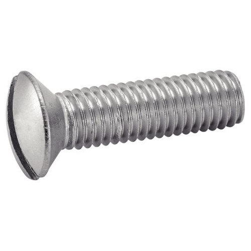 200 Vis à métaux tête fraisée bombée fendue 5x10 mm - Inox A4, norme DIN 964 - Résistantes et durables - ACTON