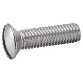 200 Vis à métaux tête fraisée bombée fendue 6x12 mm - Inox A4, norme DIN 964 - Résistantes et durables - ACTON