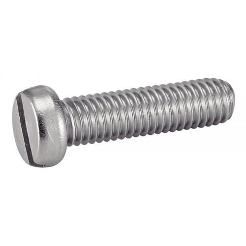 200 Vis à Métaux Tête Cylindrique Fendue 3 x 14 mm - DIN 84 - ISO 1207 - NFE25-127 - UNI 6107 - Inox A4 - D-Work