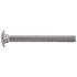 200 Vis à Métaux Tête Ronde Collet Carré 5 x 30 mm - DIN 603 - NFE27-351 - UNI 5731 - Inox A4 - D-Work