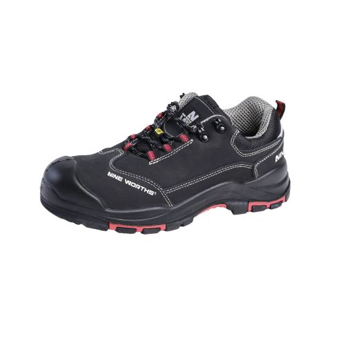 Chaussures de Sécurité Basses Tangara - Taille 48 - Noir - Résistant et Confortable - NINE WORTHS