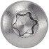 500 Vis à Métaux Tête Cylindrique Six Lobes 2 x 16 mm - ISO 14583 - DIN 7985 - Inox A4 - D-Work