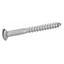 200 Vis à Bois Tête Fraisée Bombée Fendue 3 x 30 mm - DIN 95 - NFE25-605 - UNI 703 - Inox A4 - D-Work