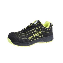 Chaussures Basses de Sécurité Spill – Taille 43 – Noir/Jaune Fluo – Confort et Protection - NINE WORTHS