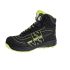 Chaussures de Sécurité Montantes Strike - Taille 44 - Noir/Jaune Fluo - Protection et Confort - NINE WORTHS