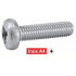 200 Vis à Tôle Tête Cylindrique Large Pozidriv 4.2 x 9.5 mm - DIN 7981 - Inox A4 - D-Work