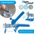 Pro Adjustable Metal Pliers for Self-levelling Crosshead Wedges - Diamwood