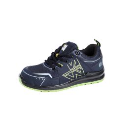 Chaussures Basses de Sécurité Perec - Taille 36 - Marine/Jaune Fluo - Confort et Protection - NINE WORTHS