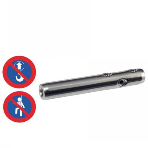 5 Serre-Câbles avec Filetage Interne Pas à Gauche M6 mm - Inox A4 - D-Work