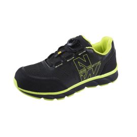 Chaussures Basses de Sécurité Nurmi – Taille 45 – Noir/Jaune Fluo – Confort et Protection - NINE WORTHS