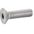 10 Vis à métaux tête fraisée six pans creux 12x40 mm - Inox A2, norme ISO 10642 - Résistantes et durables - ACTON