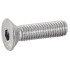 100 Vis à métaux tête fraisée 4x12 mm - Inox A2, norme ISO 10642 - Résistantes et durables - ACTON