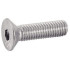 100 Vis à métaux tête fraisée 6x16 mm - Inox A2, norme ISO 10642 - Résistantes et durables - ACTON