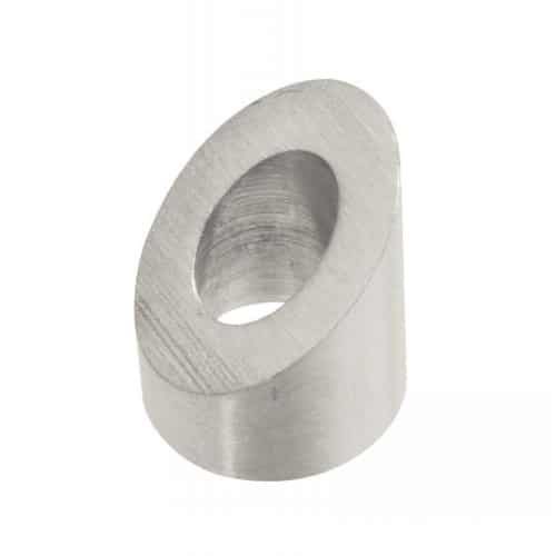 10 Terminaisons Oblique Tête Plate pour Profil Plat 13x20 mm - Inox A4 - D-Work