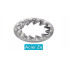 500 Rondelles éventail à dentures intérieures 4 mm - Acier zingué, norme DIN 6798 J - ACTON