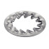 500 Rondelles éventail à dentures intérieures 4 mm - Acier zingué, norme DIN 6798 J - ACTON