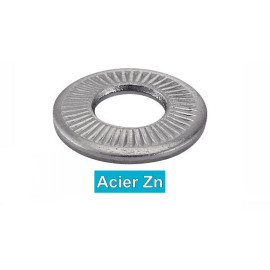 200 Rondelles 12 mm - Acier zingué - Norme NFE 25511 - ACTON