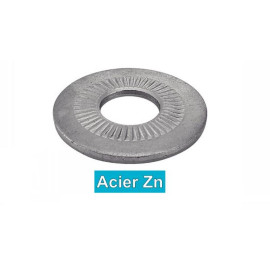200 Rondelles série large 12 mm - Acier zingué NFE 25511 - Fixation fiable - ACTON