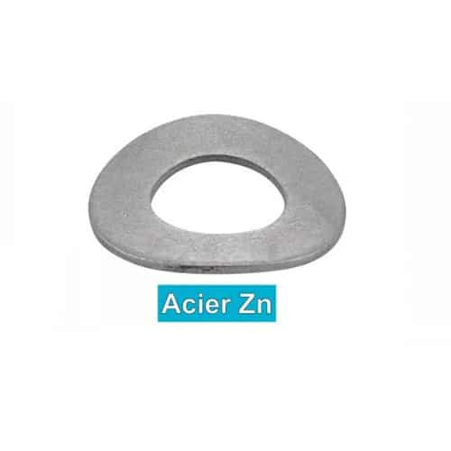 100 Rondelles élastiques ondulées 14 mm - Acier zingué, norme DIN 137 B - ACTON
