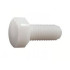 200 Vis tête hexagonale 5x10 mm - Nylon 6.6, filetage total - Norme DIN 933 - ACTON