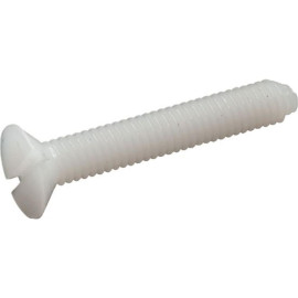 200 Vis Tête Fraisée Fendue 6 x 30 mm - TYPE DIN 963 - ISO 2009 - NFE25-123 - UNI 6109 - Nylon 6.6 - D-Work