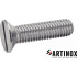 100 Vis Tête Fraisée Fendue 8 x 40 mm - TYPE DIN 963 - ISO 2009 - NFE25-123 - UNI 6109 - Nylon 6.6 - D-Work