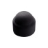 50 Caches Ecrous Hexagonaux Noirs - Ral 9005 M14 mm - Polyethylene - D-Work