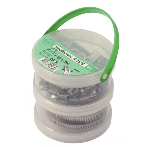 Boite de 3 Rouleaux de 3 Mètres de Bande Perforée 13 mm + Têtes 13 mm - W2 - D-Work