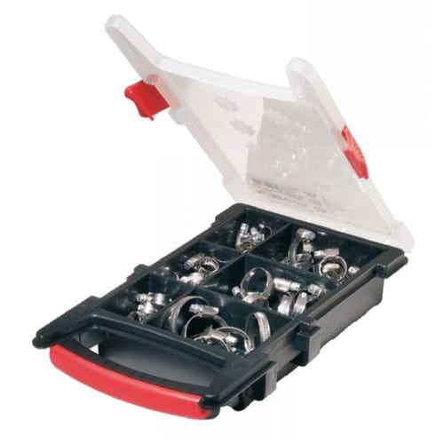 Coffret de 60 Colliers de Serrage à Bande Non Perforée de 9 mm - DIN 3017 - W4 - D-Work