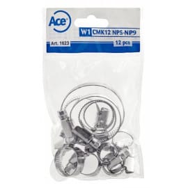 2x24 Sachets de 12 Colliers de Serrage NP5 et NP9 100-120 mm - Acier W1, norme DIN 3017 - Résistants et durables - ACTON
