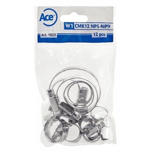 Cross-Marketing 2 x 24 Sachets de 12 Colliers de Serrage Np5 et Np9 100-120 mm - DIN 3017 - W1 - D-Work