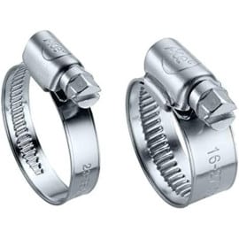 50 Colliers de Serrage Bande Non Perforée de 5mm 7-11 mm - DIN 3017 - W4 - D-Work