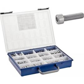 Coffret 620 Pcs Vis Métaux Tête Cylindrique Six Pans Creux - DIN 912 - Inox A4 - D-Work