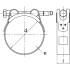 1 Collier de Serrage à Tourillons pour Tuyau Epais et Armé 214-226 mm - W4 - D-Work