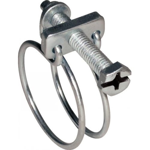 100 Colliers de serrage double fil 34-38 mm 6x40 - W1 - Résistants et durables - ACTON
