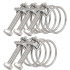 50 Colliers de serrage double fil 60-65 mm - W4 inox - Résistants et durables - ACTON