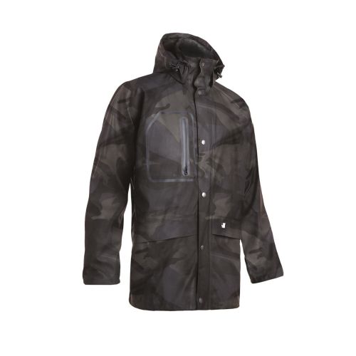 Veste de Pluie de Travail TUNA – Taille XL – Woodland – Protection et Confort - NINE WORTHS