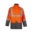 Veste de Travail Haute Visibilité Bandit - Taille L - Orange Fluo - Résistant et Confortable - NINE WORTHS