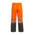 Pantalon de Travail Haute Visibilité Griffis - Taille L - Orange Fluo - Résistant et Confortable - NINE WORTHS