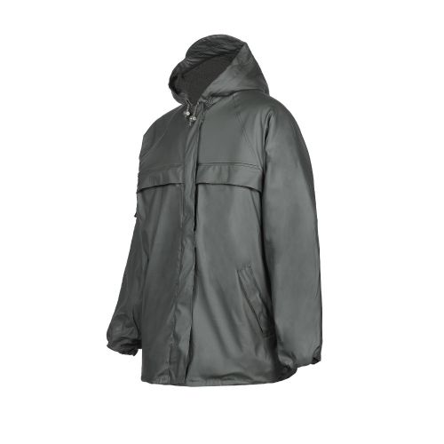 Blouson de Pluie de Travail Turtle - Taille M - Olive - Résistant et Imperméable - NINE WORTHS
