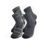 Lot de 2 Paires de Chaussettes de Travail Anker - Taille 43/46 - Anthracite/Jaune/Kaki - Résistant et Confortable - NINE WORTHS