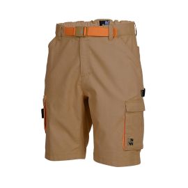 Bermuda de Travail Gypse - Taille 48 - Camel - Résistant et Confortable - NINE WORTHS