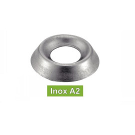 200 Rondelles Cuvettes Embouties 5 mm - Inox A2 - D-Work