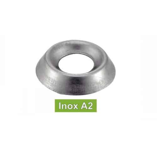 200 Rondelles cuvettes embouties 6 mm - Inox A2 - Résistantes et durables - ACTON