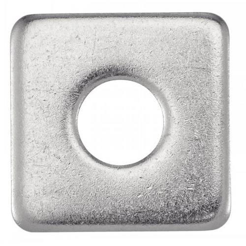 100 Rondelles Carrées pour Constructions Bois 8 mm - DIN 436 - UNI 6596 - Inox A2 - D-Work