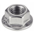 200 Ecrous à Embase Crantée M8 mm - DIN 6923 - ISO 4161 - NFE25-406 - Inox A2 - D-Work